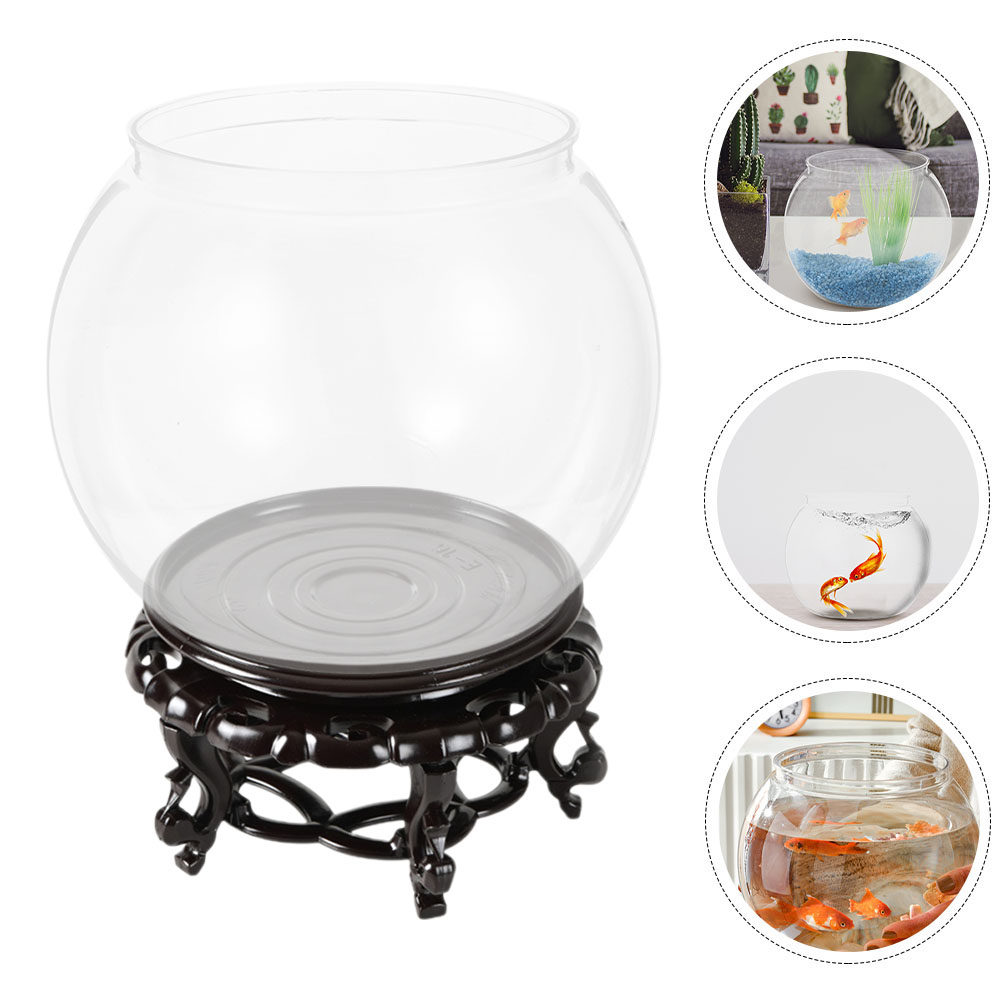 Planted Aquarium Bowl - 1Set Delicate Clear Fish Bowl Desktop