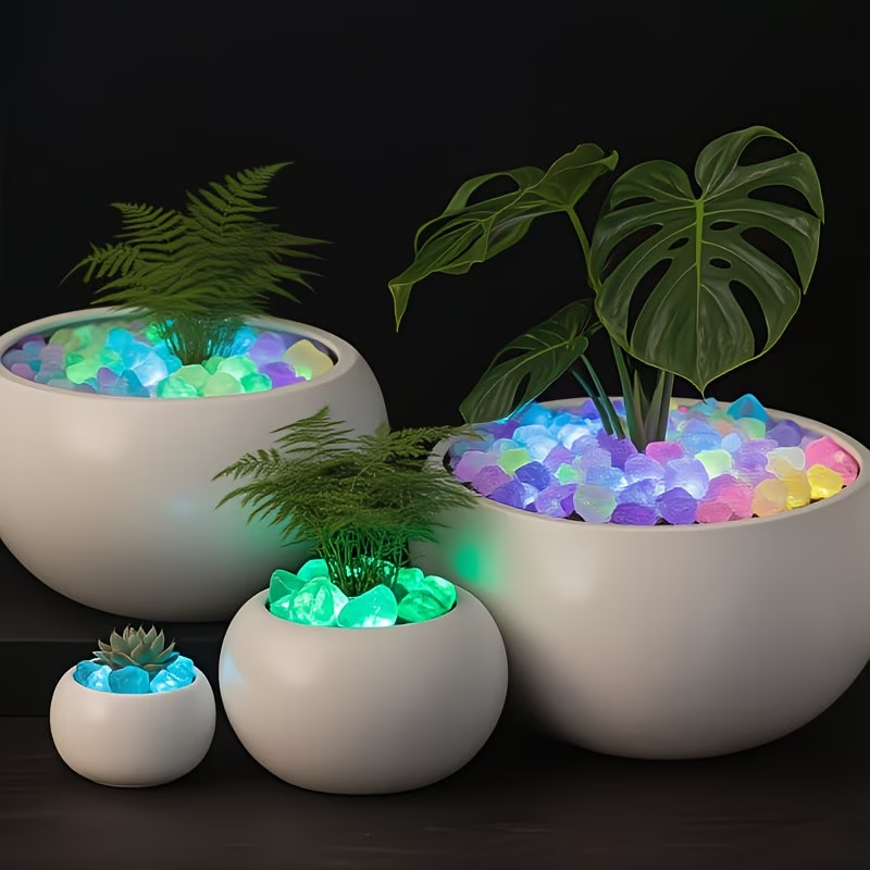 300PCS Luminous Pebble Set,0.9 - đánh giá và giá Aquarium Planted