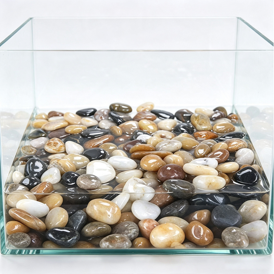 300-700g Smooth River Pebbles, - đánh giá và giá Aquarium Planted