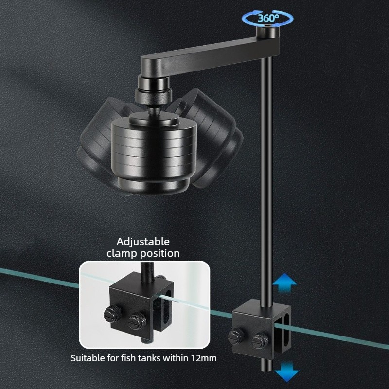 Fish Tank Light LED 3 Colors W - đánh giá và giá Aquarium Plant Iron