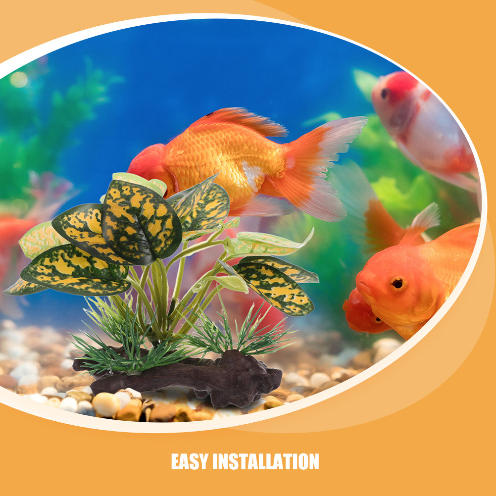 2Pcs Realistic Artificial Aqua - đánh giá và giá Planted Aquarium For Betta