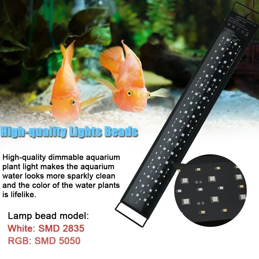 IP68 Waterproof Aquarium LED L - đánh giá và giá Aquarium Plant Iron