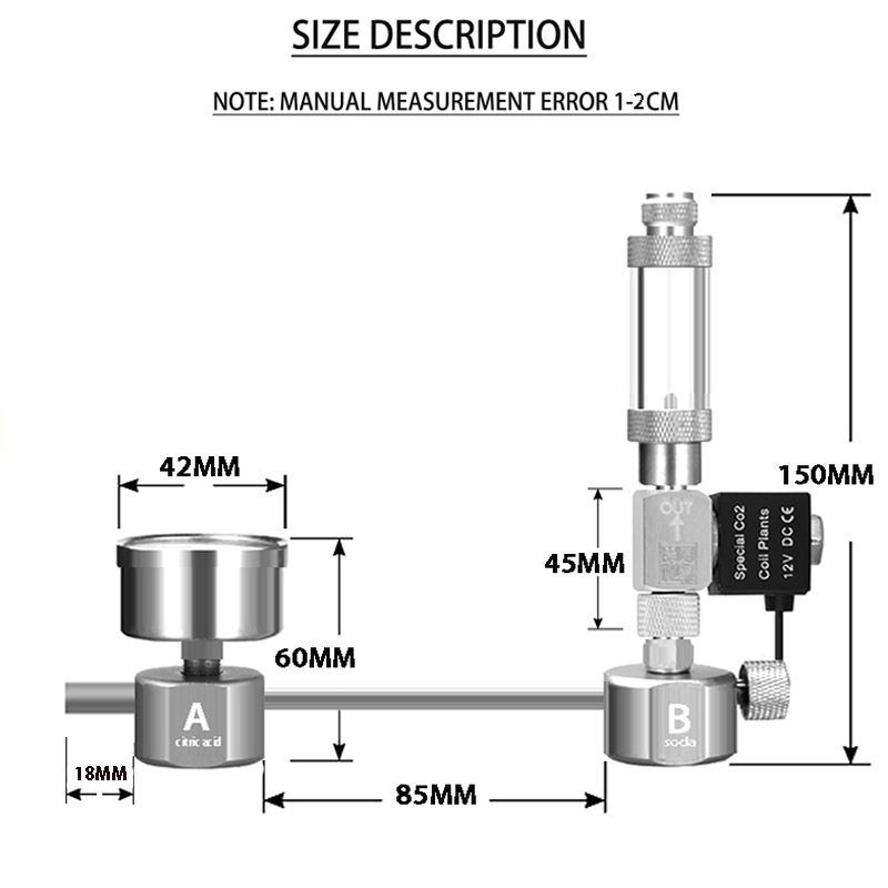Aquarium DIY CO2 Generator Sys - đánh giá và giá Planted Aquarium Parameters