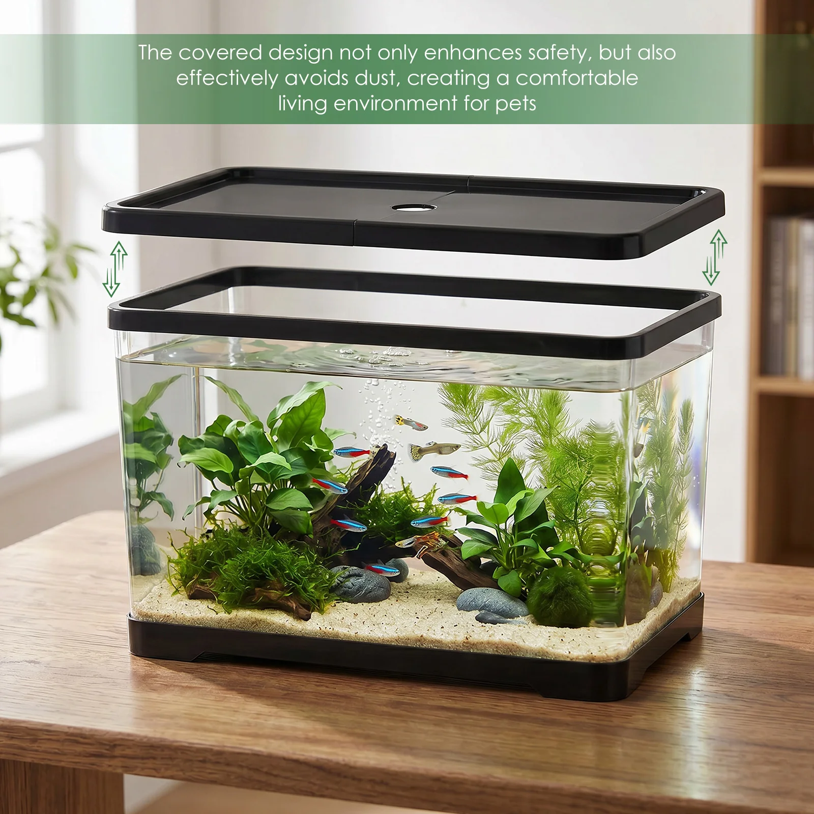 Transparent Fish Tank Aquarium - đánh giá và giá Planted Aquarium Bowl