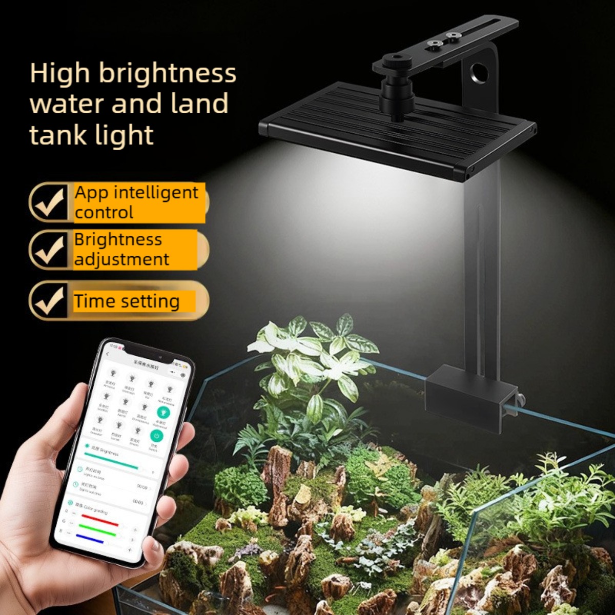 Dimmable LED Aquarium Light wi - đánh giá và giá Aquarium Planted