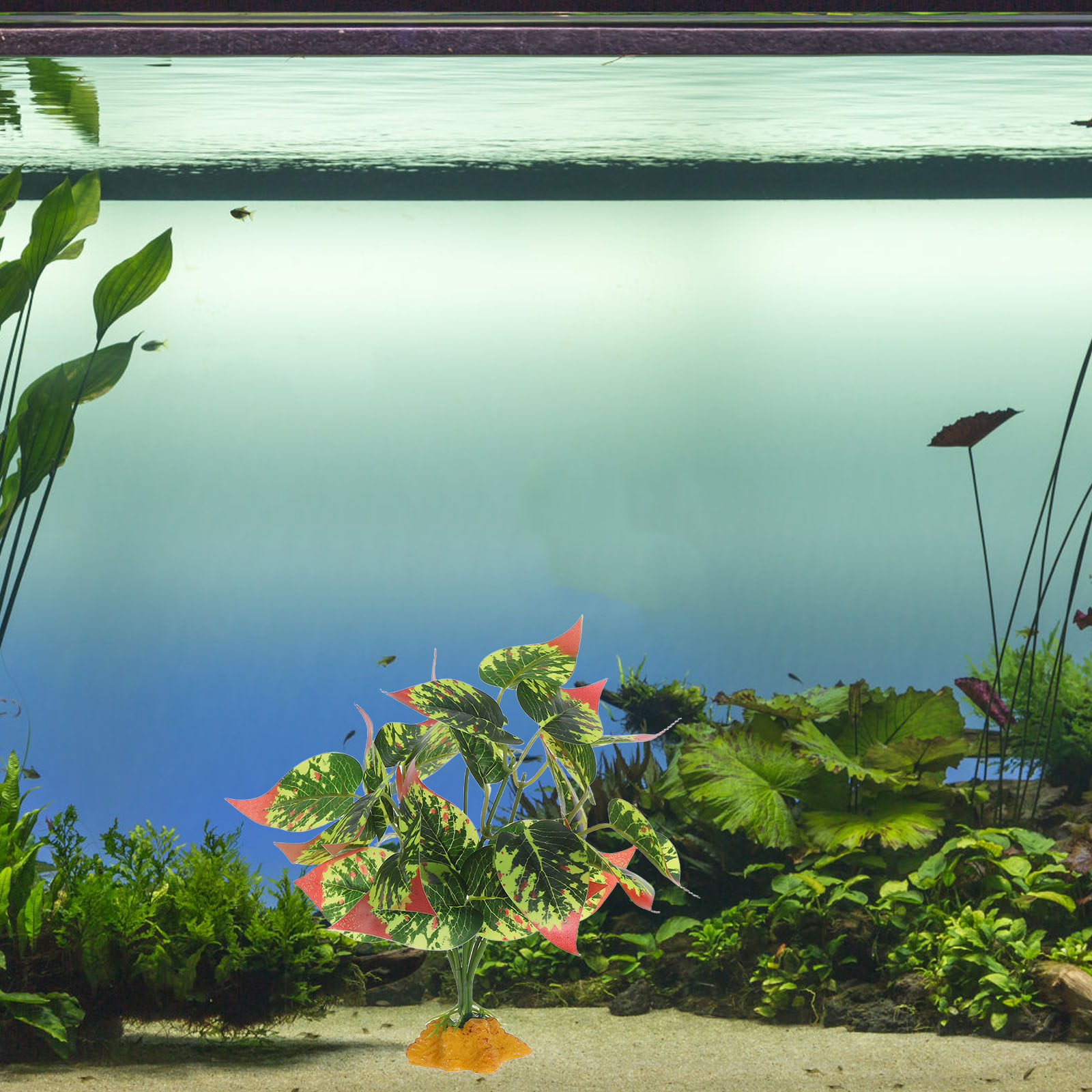 Lifelike ABS Artificial Plants - đánh giá và giá Planted Aquarium Bowl