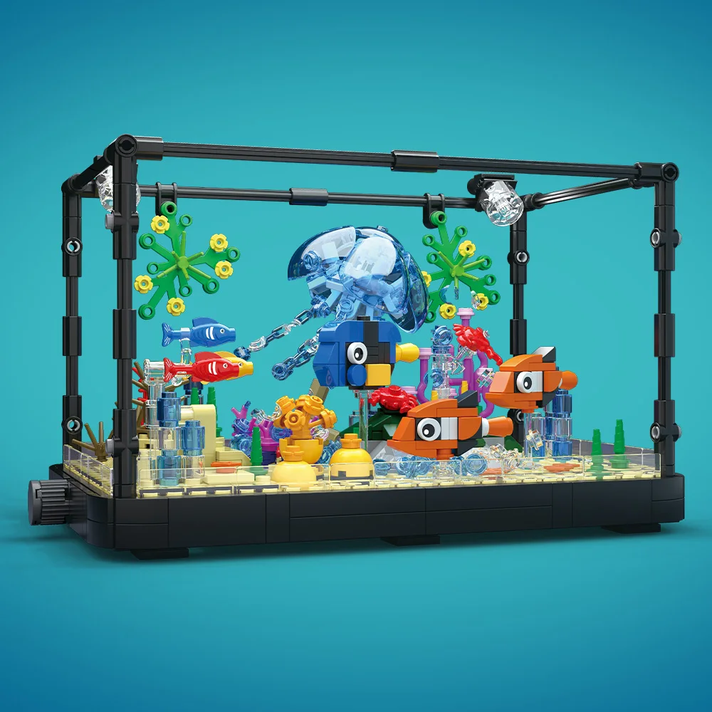 Fish Tank Building Block Set w - đánh giá và giá Aquarium Planet