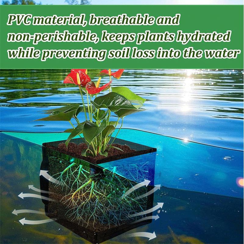 4 Pcs Black Mesh Pond Planting - đánh giá và giá Aquarium Planted