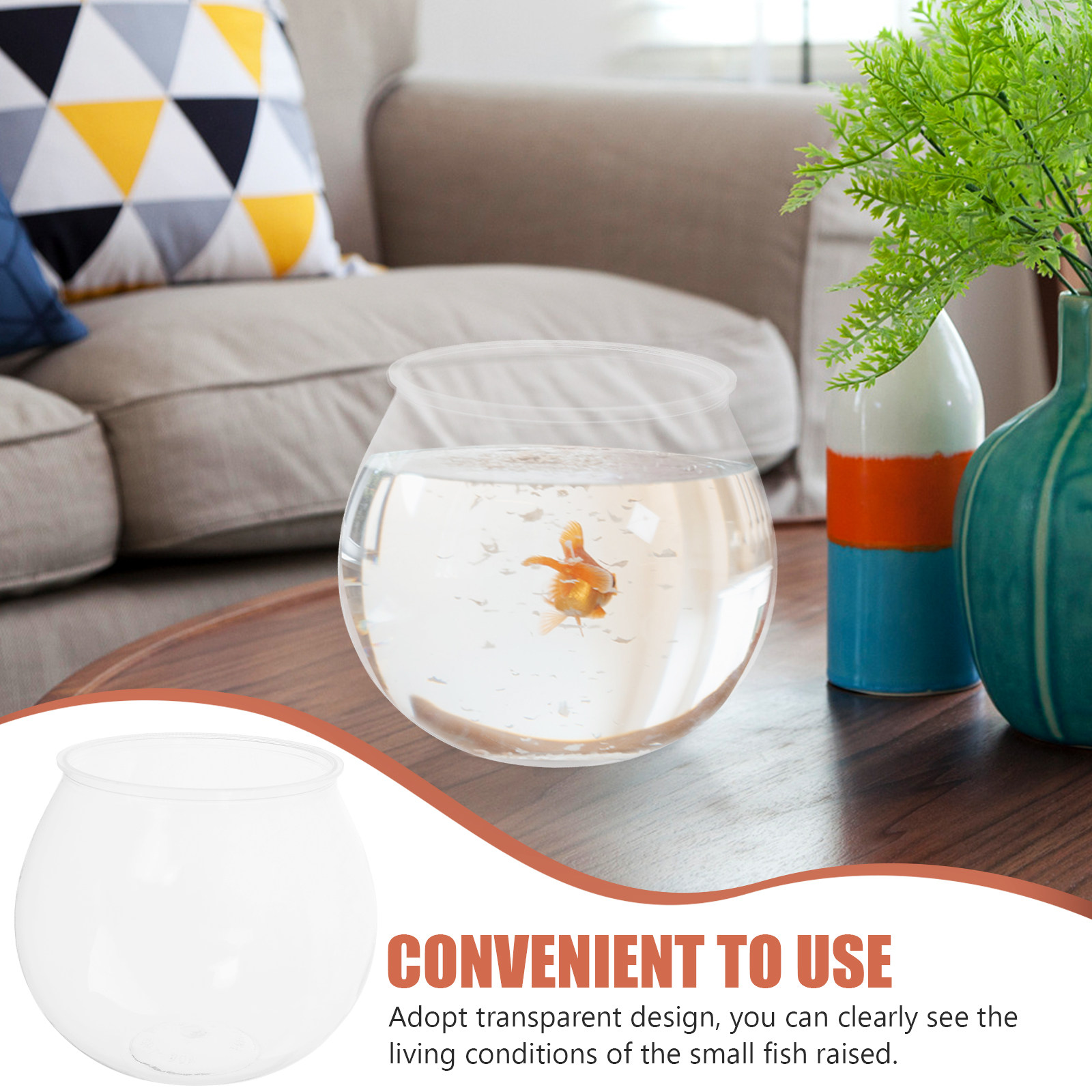 4Pcs Small Plastic Fish Tank T - đánh giá và giá Planted Aquarium Bowl