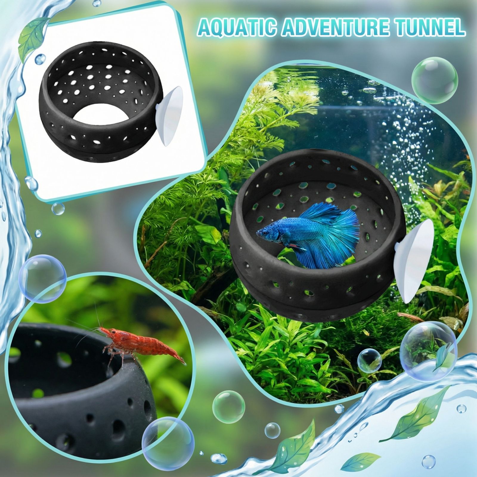 Betta Bulb Hide Tunnel Aquariu - đánh giá và giá Planted Aquarium For Betta