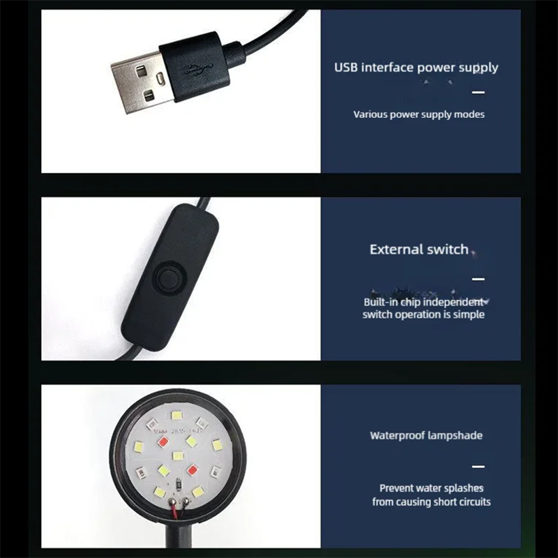 USB LED Fish Tank Clip Lamp Hi - đánh giá và giá Aquarium Plant Diseases