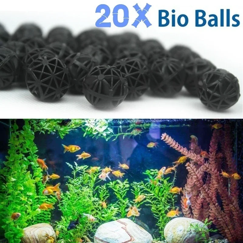 20Pcs 16mm Aquarium Bio Balls  - đánh giá và giá Aquarium Plant Fertilizer