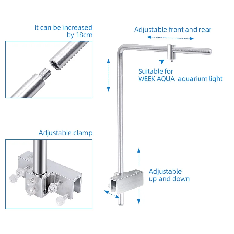 Week Aqua Light Stand Universa - đánh giá và giá Aquarium Plant Iron